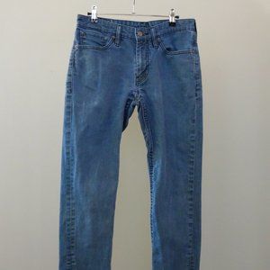 Mens Levi 511 Commuter Blue Jeans